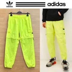 XL アディダスオリジナルス カーゴパンツ 2IN1 ナイロンパンツ 黄