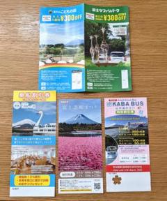 富士山、山中湖、本栖湖周辺 レジャー割引券
