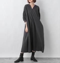 アパートバイローリーズ　バルーンスリーブ 黒ロングドレス新品未使用 2025年最新】apart by lowrys ワンピース バルーンの人気