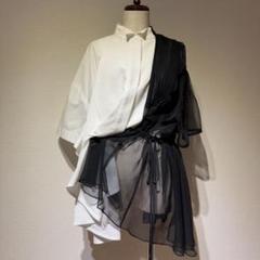 sacai アシンメトリー シアーブラウス sacai アシンメトリー シアーブラウス