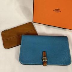 HERMES エルメス　ドゴンGM ブルージーン　バイカラー HERMES エルメスドゴンGM ブルージーンバイカラー