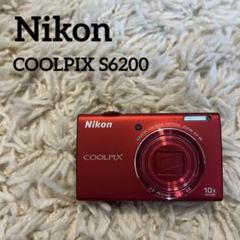 Nikon COOLPIX S6200 レッド 中古品 Nikon COOLPIX S6200 Compact Digital Camera From Japan