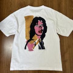 90sアンディウォーホル ミックジャガー シルクスクリーン ヴィンテージTシャツ Yahoo!オークション - 希少 アンディ ウォーホル ANDY WARHOL T