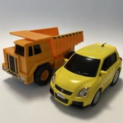 スズキ スイフトスポーツ　オフロードダンプカー ドライブタウン　プルバックカー