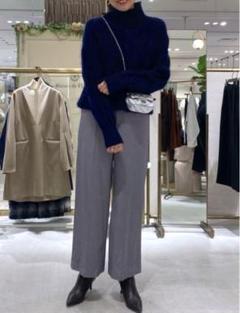 Loungedress グレー ワイドパンツ　ハイウエスト