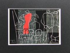 斎藤 清 「パリ（４）」、希少・額装画集画、新品額付、コンディション良好 斎藤 清 「パリ（4）」、希少・額装画集画、新品額付