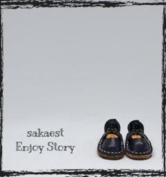 ネオブライス　ピュアニーモs　本革靴＊ストラップリボン飾り　1／6サイズ [4]のサムネイル