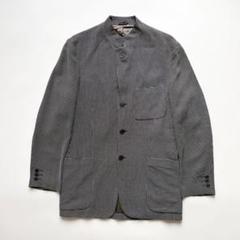 【美品 希少】パパス マオカラー テーラードジャケット カーキ XL程度 美品 希少】パパス マオカラー テーラードジャケット カーキ XL程度
