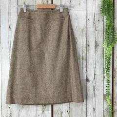 ☆KEITH☆美品☆スカート タイト ひざ丈 ミディ丈 起毛 [36] ブラウン