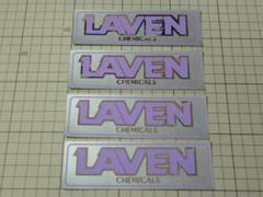 LAVEN CHEMICALS ステッカー 4枚130×42mm ラベン