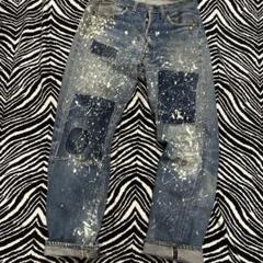 ビンテージ Levi’s 66前期 シングル 501 デニムパンツ 襤褸 古着のサムネイル
