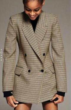 今期完売zaraダブルブレストブークレPコート⭐︎ザラ ZARA】ウール ダブルブレスト ニットコート 2033/299/681 (ZARA