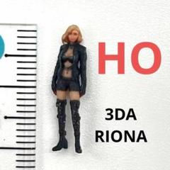 HOゲージ 1/80 3DA-RIONA フィギュア 1/64より小 鉄道模型