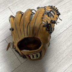 Wilson 野球グローブ 日本製 茶色 - メルカリ