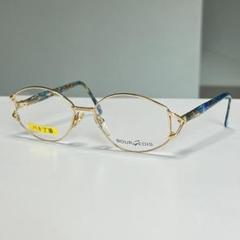 【海外配送可】【送料無料】 ヴィンテージ フランス製 BOURGEOIS 眼鏡フレーム ブルー メガネ 小物