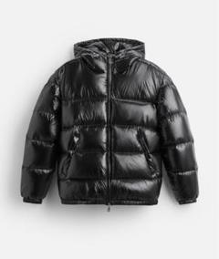 ZARA メンズ ダウンジャケット L ZARA ザラ ダウンジャケット メンズ SIZE:L グリーン フード着脱