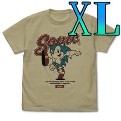 ソニック・ザ・ヘッジホッグ クラシック ヴィンテージ Tシャツ カーキ XL