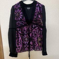 just cavalli 花柄刺繍 長袖ブラウス 38 just cavalli 花柄刺繍 長袖ブラウス 38 - メルカリ