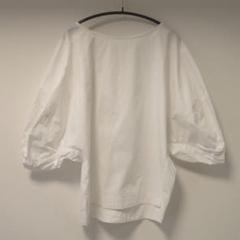 【美品】エレンディーク　パフスリー半袖ブブラウス