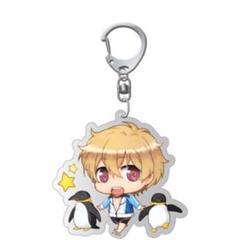 Free！ちみキャラ　ちみ絵師　描き下ろし　デカキーホルダー　葉月渚　水着ver