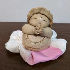 すわけい陶人形・赤ちゃん地蔵約10cmお守り