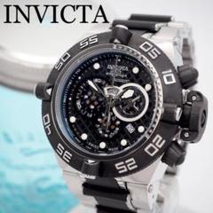 175【美品】INVICTA 時計　メンズ　クロノグラフ　ダイバーウォッチ 重量