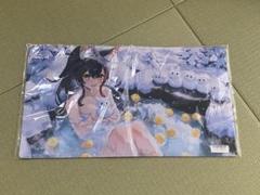 ミッドナイトブルー　スリーブ　プレイマット　ホロライブ　チェキ風　大神ミオ ミッドナイトブルー スリーブ プレイマット ホロライブ チェキ風