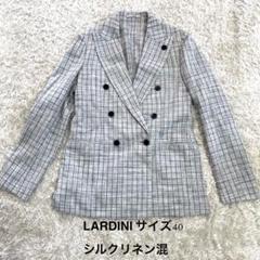 サイズ40 LARDINIラルディーニ　テーラードジャケット　ダブル　レディース