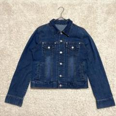 デニムジャケット　Gジャン　アウター　春服　シンプル　S