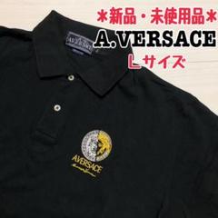 《新品》レア☆100%コットン A.VERSACE ヴェルサーチ 半袖ポロシャツ