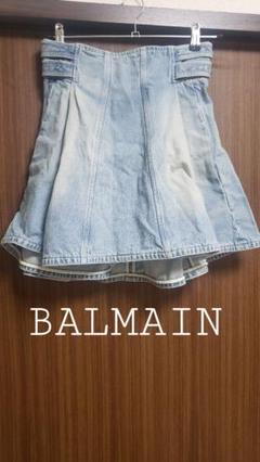 balmain デニムスカート