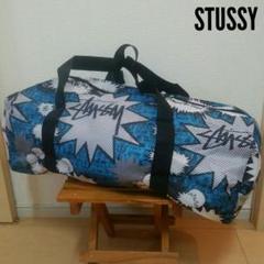 ステューシー STUSSY ドラムバッグ バッグ 鞄 ビックロゴ 男女兼用