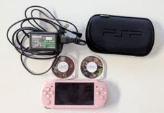 【動作未確認】希少　PSP-3000 ブロッサムピンクと UMD2本