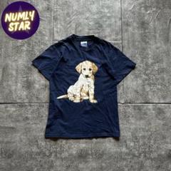 archive retro hane's dog t-shirt navy