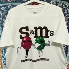 S＆M 攻め レトロ ティーシャツ 半袖 メンズ リプリント L XL 白