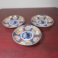 古伊万里 色絵小皿 明治中期 手書き 径11.3cm 5枚セット 旧家蔵出し美品 古伊万里 色絵小皿 明治中期 手書き 径11.3cm 5枚セット 旧家