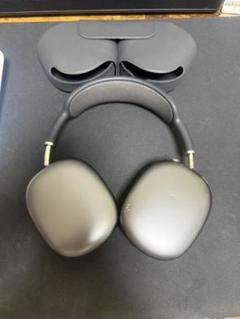 【美品】AirPods max 本体　クリアカバー　スタンド　バッグ　箱　付き 美品】AirPods max 本体クリアカバースタンドバッグ箱付き