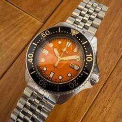 セイコー SEIKO オレンジダイバーズウォッチ レトロ シルバー文字 JA-1983| セイコー SEIKO ダイバー 150M 2625-0010 クオーツ