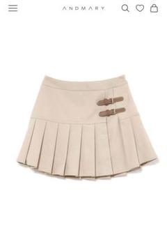 タグ付き新品未使用♡andmary アンドマリー♡Mサイズプリーツスカート AND MARY Mia check skirt Mサイズ - メルカリ