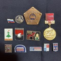 ★ＣＣＣＰ★ソビエト軍＊１９４０年代＊ＶＳＫｈＶ連邦展覧会バッジ（実物） CCCPソビエト軍＊1940年代＊VSKhV連邦展覧会バッジ