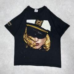 古着 90s マドンナ 半袖 シャツ アーティスト ツアー ブラック 黒 ④