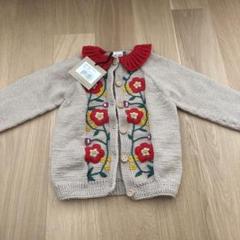 kalinka 3-4y ニットカーディガン kalinka kids 新品 3-4Y ニット セーター カリンカ - メルカリ
