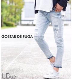 GOSTAR DE FUGA リメイク加工アンクル丈ストレッチスキニーデニム