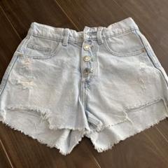 ZARA デストロイ加工 ハーフパンツ 140cm
