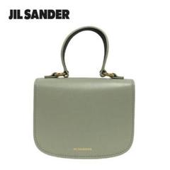 【美品】ジルサンダー 2way ハンドバッグ モスグリーン サフィアーノレザー 美品】ジルサンダー 2way ハンドバッグ モスグリーン