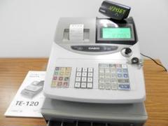 送料込カシオTE-120レジスター12部門 横型領収証 軽減税率対応