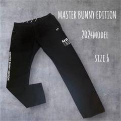 マスターバニーエディション パンツ 起毛 スキニー ゴルフウェア ブラック サイズ：5 MASTER BUNNY EDITION マスターバニーエディション