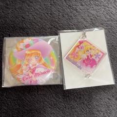 キュアミラクル アクリルキーホルダー 缶バッジ 魔法つかいプリキュア