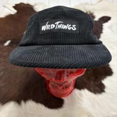 ブランド古着！WILD THINGS コーデュロイ キャップ ブラック FREE