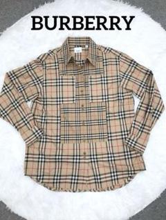★未使用品 BURBERRY ノバチェック 長袖 ボタンシャツ トップス